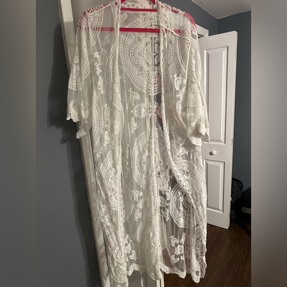 Boho Lace Cover Up